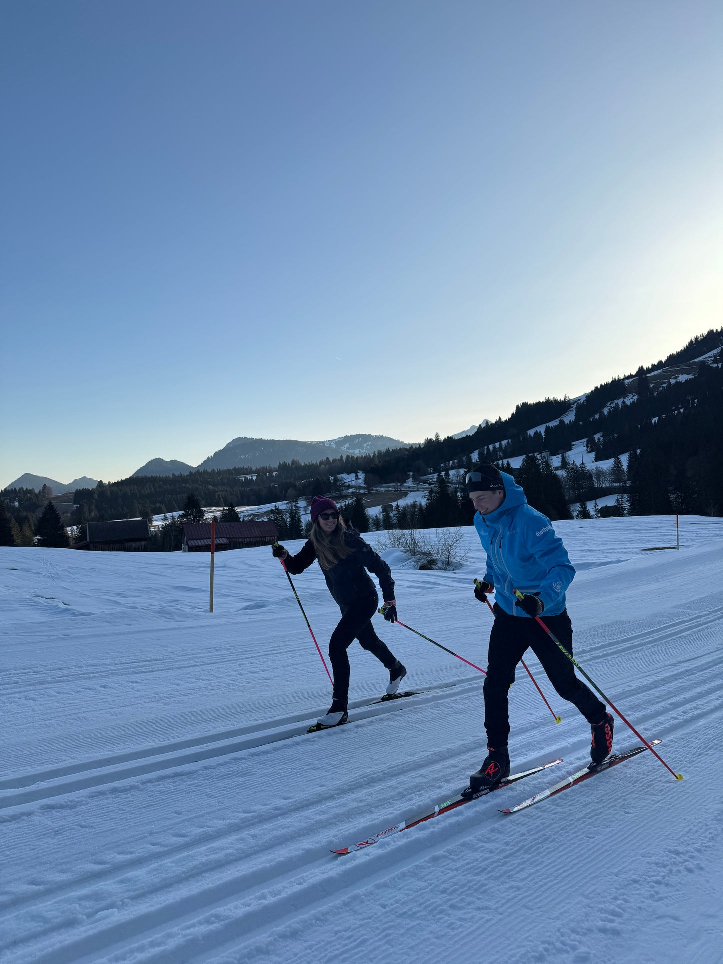 Private cross-country skiing lessons (classic)