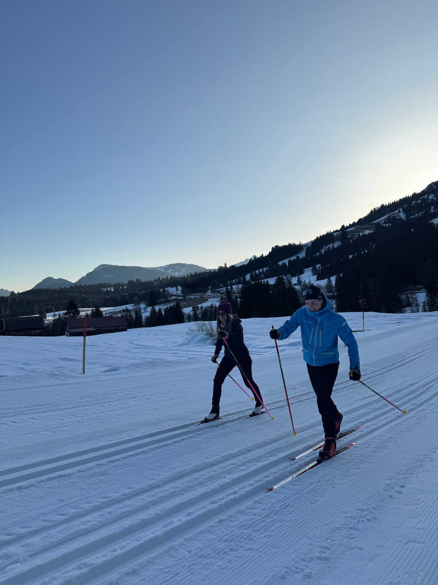 Private cross-country skiing lessons (classic)